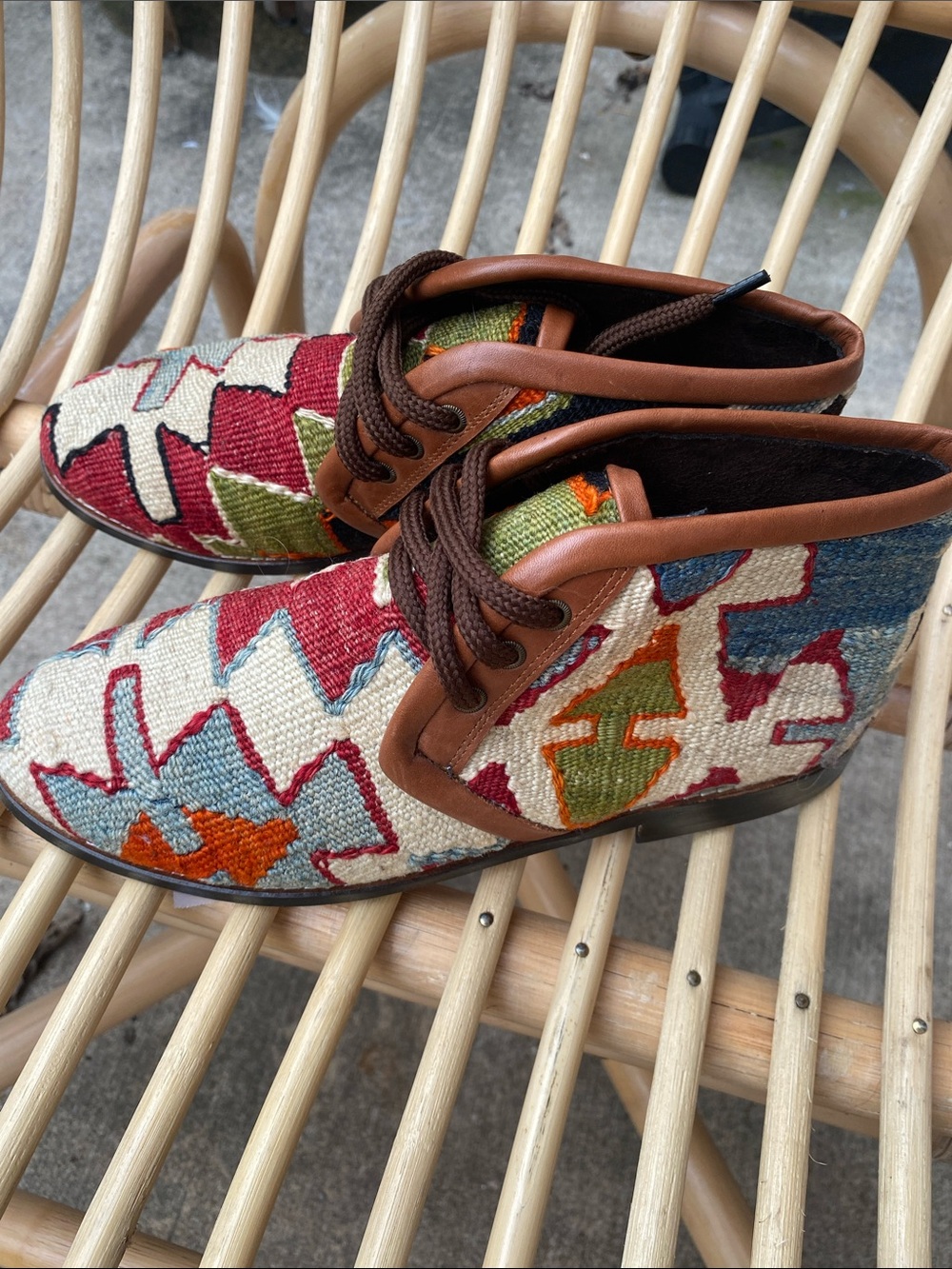Res Ipsa Kilim Wool Chukka Boots by Kilim size 9 - Picture 2 of 7
